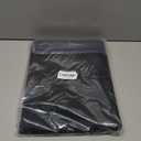 NICETOWN Pitch Black Solid Thermal Insulated Grommet Blackout Curtains/Drapes for Bedroom Window (2 Panels, 42 inches Wide by 63 inches Long, Black)