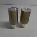 Goodluck 100PCS 9oz Gold Plastic Cups for Party, Disposable Gold Rim Cups, Plastic Cocktail Glasses for Wedding Thanksgiving, Christmas, and Parties