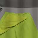 CRTGW Shorts for Women Neon Orange High Waist Shorts (Color : Lime Green, Size : X-Small)