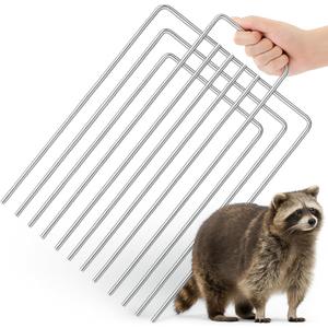 Qualirey Trap Divider Stainless Steel Small Animal Trap Fork Divider for 12" Wide and Smaller Live Feral Cat Cages