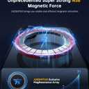 JUESHITUO for iPhone 16 Plus Case with 1X Screen Protector, [Tailored for MagSafe] [Mil-Grade Shockproof Defense] with Integrated Lens Protection Translucent Matte Phone Case for iPhone 16 Plus, Black