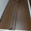 SpaceAid Washer Dryer Countertop, Laundry Wood Shelf Topper with Edge, 54" Width x 27.5" Depth Cover Guard Organizer for Washer and Dryer Laundry Hamper Counter Storage Organization (Brown Wood), Large