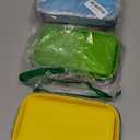 Collapsible Food Storage Containers with Airtight Lid, 40.5 oz, Large Kitchen Stacking Silicone Collapsible Meal Prep Container Set for Leftover, Microwave Freezer Dishwasher Safe, 4 Colors, Set of 4