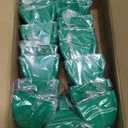 15 Pack Metal Cowbells 3 Inch Green Cow Bells Noise Makers Loud Cow Bell with Handles, Small Cowbell Hand Percussion Cowbells for Sporting Events, Cheering, Football Games, Weddings