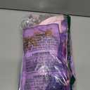 ReliBeauty Girls Dress Puff Sleeve Princess Costume, Size 4T-4, Purple(with Accessories) (Purple) 