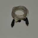 GE 87618 6-Feet Digital Optical Cable with Toslink Plugs, Black