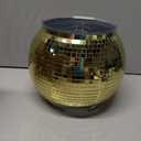 Disco Ball Ice Bucket Beverage Tubs Disco Ball Cup for Parties Large Retro Drink Bucket for Beer Cocktail Wine Champagne Cold Drinks, Disco Party Supplies Bar Cart Decor (Gold)