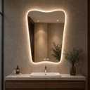 22x30 Inch Backlit Bathroom Mirror, Frameless LED Vanity Mirror with Lights, Dimmable Anti-Fog,Vertical Wall Mount for Bathroom Makeup, 3 Color Changing, Shatterproof, Touch Sensor