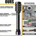 Keyless Combination Trailer Hitch Pin Lock for RV, Boat, and Truck - 5/8" Pin with 3.5" Usable Length, 30,000 lbs GTW - Heavy Duty Security Lock for 2" & 2.5" Receivers Class III IV V (Black) | 5/8" Pin with 3.5" Usable Length, 30,000 lbs GTW, For RV, Boat, and Truck, Heavy Duty Security