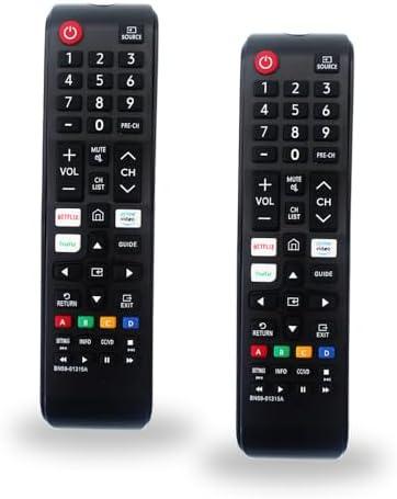 YOGEDIY 【Pack of 2】 Universal Remote Fit for All Samsung TVS, Can Replacement All Samsung Smart TV, LED, LCD, HDTV, 3D, Series TV