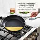All-Clad HA1 Hard Anodized Non Stick Fry Pan Set 2 Piece, 8, 10 Inch, Induction, Oven Broiler Safe 500F, Pots and Pans Set, Kitchen Frying Pans, Skillets, Premium Cookware, Home, Dishwasher Safe Black
