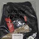 WORK IDEA Men's 10 Inch Cotton Work Shorts Strench with Utility Pockets (Black)