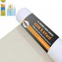Large Cotton-Linen Blend Canvas Roll for Painting, 63 in x 6 yd