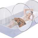 Extra Large Pop Up Mosquito Tent, Portable Foldable Mosquito Net for Bed Camping Travel Patio (78 * 41 * 31inch)