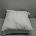 EDOW Throw Pillow Inserts, Set of 2 Lightweight Down Alternative Polyester Pillow, Couch Cushion, Sham Stuffer, Machine Washable. (White, 18x18)