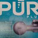 PUR Plus Horizontal Faucet Mount Filtration System with 3-in-1 Lead Reducing Filter, Water Filter for Sink, Lasts 100 Gallons, Compatible with Sinks with External Aerators, Metallic Grey (One Size)