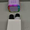 Mini Karaoke Machine for Kids, 2026 TOP Toys Birthday Gifts Ideas for Girls Ages 4, 5, 6, 7, 8, 9, 10, 12+ Years Old, Portable MP3 Player with 2 Wireless Mics for Family Home Party (Light Purple)