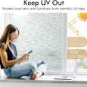 Haton Window Privacy Film, Frosted Glass Film, Sun Blocking Static Cling for Bathroom & Office, Heat Control Anti Glare Removable, UV Rejection Non-Adhesive Covering for Home, 23.6" x 78.7"