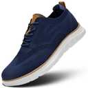 Mens Casual Dress Oxfords Shoes Fashion Mesh Work Business Walking Sneakers Comfortable Lightweight Soft Sole Size 39