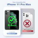 TIANLI Designed for iPhone 11 Case with Magnetic Invisible Ring Stand [Compatible with Mag-Safe] [Military Drop Protection] Shockproof Anti-Slip Scratch Resistant Cover for iPhone 11 6.1 Inch,Black