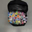 Smart Color Art Art Markers, 44 Coloring Markers and 1 Blender, 45 Pack Alcohol Based Dual Tip Permanent Highlighters with Case, Excellent for Adults Kids Marking Drawing Sketching