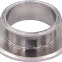 DERNORD Sanitary Concentric Reducer Tri Clamp Clover Stainless Steel 304 Sanitary Fitting End Cap Reducer (Tri Clamp Size: 6 inch x 4 inch)