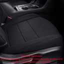 Equinox Seat Covers Custom Fit for 2025 2026 Chevrolet Equinox LT,RS,Activ (Not for EV),Full Coverage,Airbag Compatible Polyester Car Seat Protector(Full Set,Black)