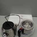 Electric Spice and Nut Grinders - 3 Stainless Steel Blades, 1 Filter, 1 Brush - 500W Grinder for Kitchen Dry Use (Black)