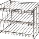 Kitchen Details 3 Tier Can Organizer | Canned Food Storage Rack | Kitchen Cabinet and Pantry Organization | Space Saving | Chrome