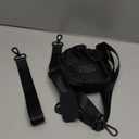 Clip and Go Strap for Phone with Wallet Crossbody, Adjustable Phone Lanyard with Cell Phone Wrist Strap & Tether Tab (Black)