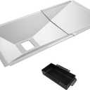 Universal Grease Tray with Catch Pan for Dyna Glo, Nexgrill, Charbroil, Kenmore, Grill Master, Backyard, Uniflame, Expert Gas Grill, Adjustable Drip Pan for Most 3/4/5 Burner Grills