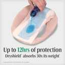 Depend Night Defense Adult Diapers, Incontinence & Postpartum Bladder Leak Underwear for Women, Disposable, Overnight, Medium, Blush, 15 Count