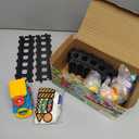 Funwee Steam Track Train Set for Toddlers, Magnetic Connection Train Toys w/Lights & Sounds, Electric Cartoon Choo Choo Train, Toy Train Christmas Birthday Gift for Toddlers 2 3 4 5+ Boy Girl (Blue)