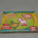 Quilinz 9 Packs Large Piece Jigsaw Puzzles for Toddlers 13,Kids Wild Animal Puzzle Ages 35,Baby Farm Dinosaur Puzzle,Preschool Educational Montessori Toys for 3 Year Old,Kindergarten Matching Puzzle Pack of 2