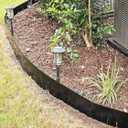 Vinci Landscape Edging Border, 40" L x 8" H 3Pack 10FT Total Black Galvanized Steel Garden Edging,Easy Installation,Sturdy Elegant Metal Lawn Broder for Flower Beds, Pathways, Paver Edges and Yard