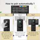 Voice Remote Replacement for FireStick(2nd/3rd Gen/Lite/HD),Stick 4K Max/4K (1st/2nd Gen),TV Cube, Remote for Hisense,3rd Gen Fire Smart TVs