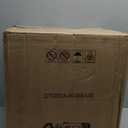 KASLANDI Solid Wood Nightstand, Nightstand with Drawers, Walnut Bedside Table for Bedroom, White