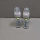 Dr. Brown's Anti-Colic Options+ Narrow Glass Baby Bottle with Level 1 Slow Flow Nipple, BPA-Free, 8 oz/250 mL, 0m+, 2-Pack