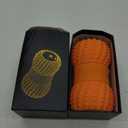 2 in 1 Vibrating Peanut Massage Ball with 6 Massaging Modes and Bluetooth Speaker, Rechargeable Vibrating Massage Yoga Roller Ball for Muscle Recovery, Orange