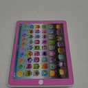 Wenbeier Kids Tablet Learning Pad Toddler Tablet with ABC Word Song Music Number Electronic Interactive Toy for Educational Preschool Boys & Girls 3 4 5 Years Old (Pink)