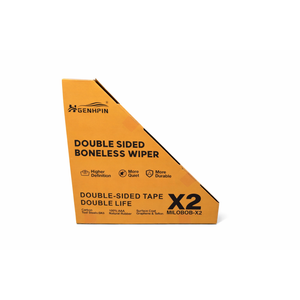 Genhpin Double Sided Boneless Wiper blades, also referred to as MILOBOB-X2