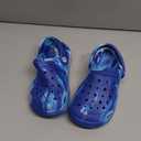 Kids Tie Dye Garden Clogs for Boys Girls | Lightweight Slip-On Water Shoes with Arch Support (13 Little Kid, Blue Aqua)