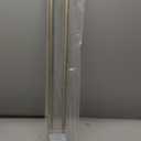 Double Curtain Rods Brass,Room Darkening Drapery Rod 28-48 Inches,Adjustable 3/4 Inches Front and 5/8 Inches Back Quality Metal Rod for Window,Wrap Around Design