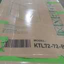 GETPRO Semi-Frameless Shower Door Double Sliding 68-72 in. W x 72 in. H Bypasss Bathroom Glass Shower Sliding Doors,1/4 inch Clear Tempered Glass Door for Walk-in Shower Brushed Nickel