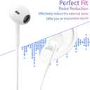 2 Pack Wired Headphones for iPhone Earbuds Built-in Microphone & Volume Control Nosie Reduction Headsets Compatible with iPhone 14/13/12/11/Plus/Pro/Pro Max/mini/XS/XS Max/X/XR/SE/8/8 Plus/7/7 Plus