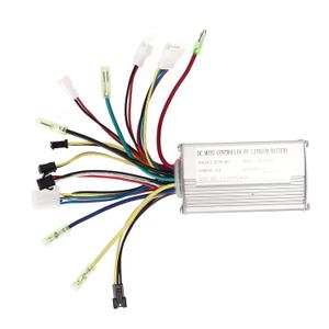 Electric Motor Controller, 36V / 48V / 17A DC Motor Controller with Wire Harness, Lithium Battery Brushless Controller for Electric Bicycle E-Bike Scooter