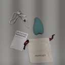 Momcozy Warming Lactation Massager 2-in-1, Soft Breast Massager for Breastfeeding, Heat + Vibration Adjustable for Clogged Ducts, Improve Milk Flow, Blue-Green