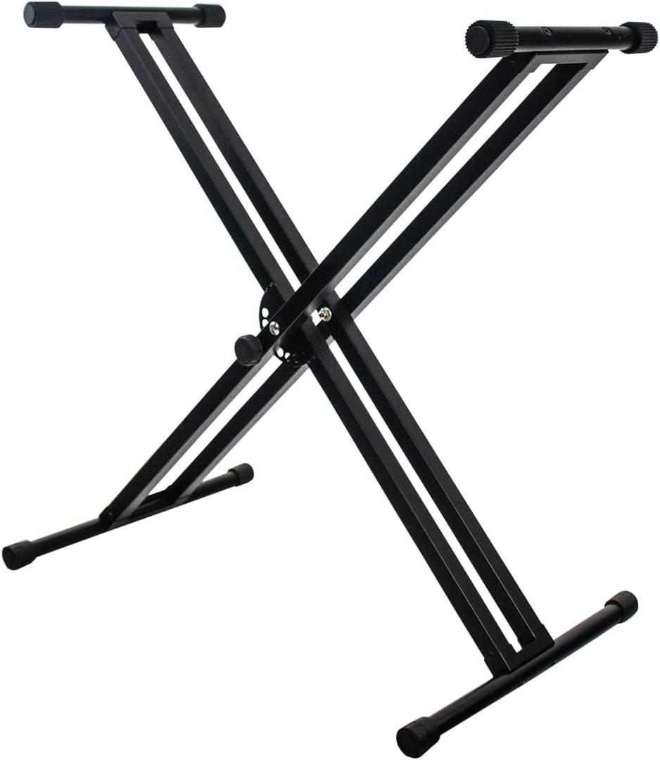 GoDpsMusic CC-KSTAND Double Braced X-Style Pro Series Keyboard Stand