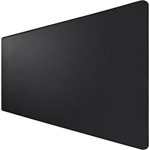 Large Mouse Pad, Desk Mat with Non-Slip Rubber Base, Waterproof Gaming Mousepad with Stitched Edges, XXL Computer Long Keyboard Mouse Mat for Gamer, Office & Home, 31.5" x 15.7", Black
