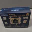 GIFTINBOX Invisible Ink Pens with UV light for Kids, Spy Pen Party Favors for Kids 8-12, 24Pack Invisible Ink Pen and Notebook, Magic Marker for Secret Message Birthday Party Favors for Kid 4-8